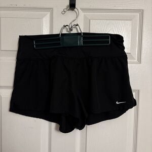 Nike Women's Solid Element Swim Boardshorts NESS9389-440 Black, Size L